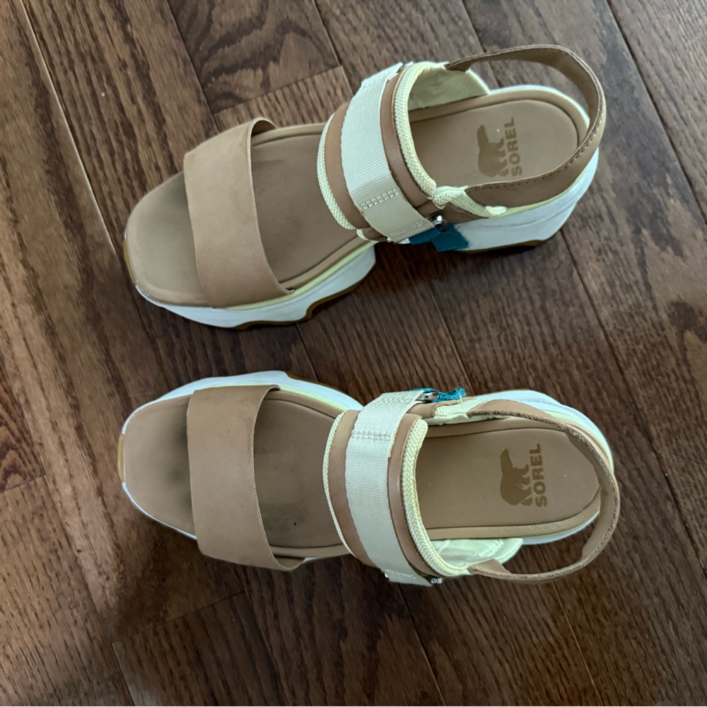 SOREL Kinetic Impact Slingback Heel Sandal, Sz 7, EUC